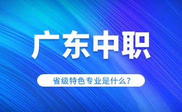 廣東中職省級特色專業是什么?